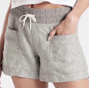 Athleta Cabo Linen 4" Shorts - Size 10
